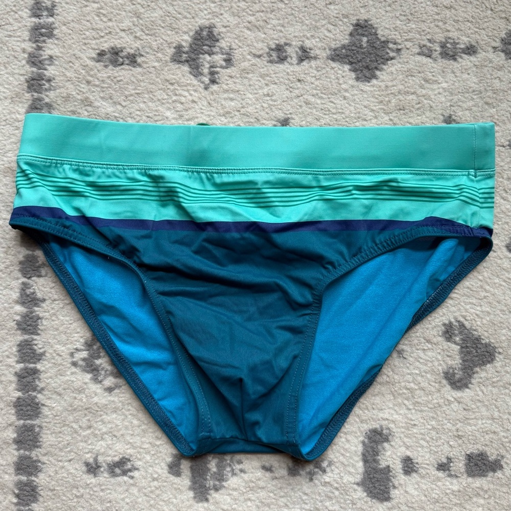 Men's Charlie Blue/Green Speedo (L)